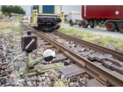 H0 – Spínací páka s pravou spínací lucernou / NOCH 13611