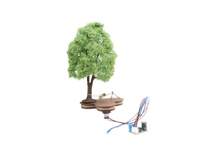 H0 – mikropohyblivý strom s houpací sítí / NOCH 21773