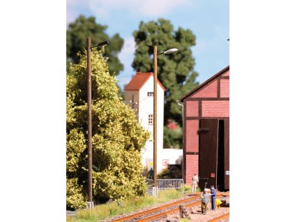 TT - Nádražní lampa, bílá oválná / Busch 8733