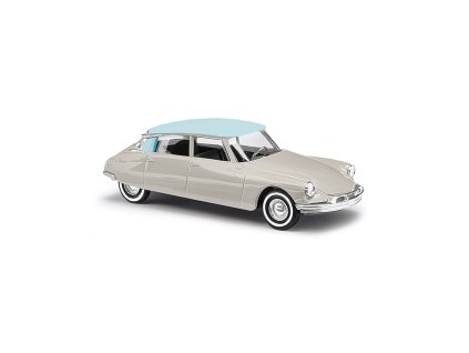 H0 - Citroën DS19, dvoubarevný, šedý / Busch 48024