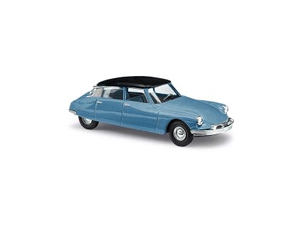 H0 - Citroën DS19, dvoubarevný, modrý / Busch 48025