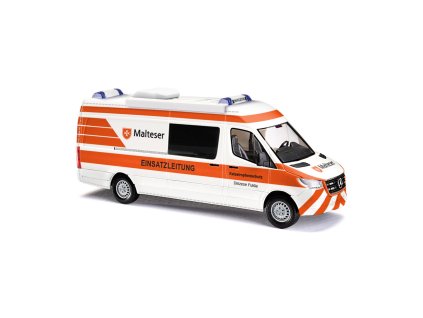H0 - Mercedes-Benz Sprinter, Malteser Einsatzleitung / Busch 52640