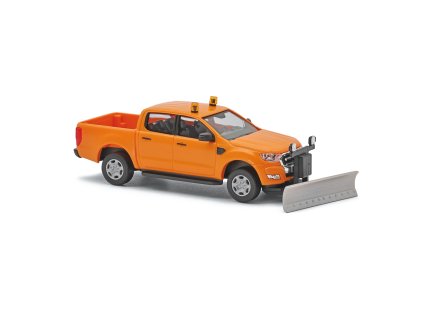 H0 - Ford Ranger se sněžným pluhem / Busch 52862