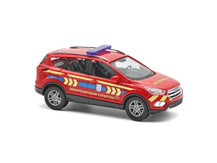 H0 - Ford Kuga, hasičský sbor Chempark / Busch 53535