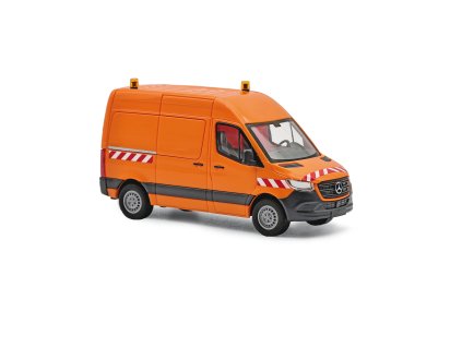 H0 - Mercedes-Benz Sprinter, oranžový / Busch 54008