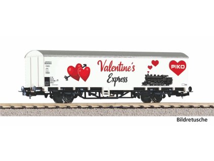 H0 - Krytý nákladní "Valentýnský vůz" VI / PIKO 95746