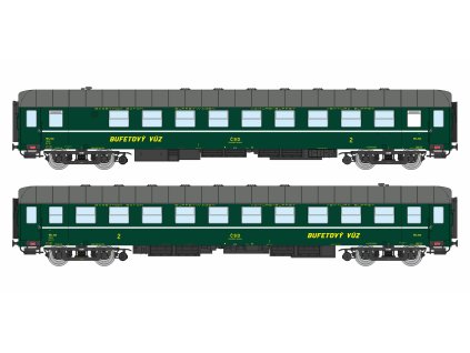 H0 -  Bufetový vůz Bra Praha / Igra Model 97110070