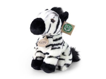 Plyšová zebra 18 cm ECO-FRIENDLY / RAPPA 866867