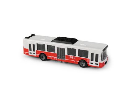 Autobus MHD červený 16 cm / RAPPA 260863