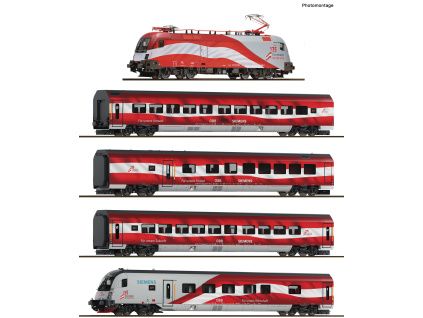 TT - 5dílná sada Railjet "175 let" ÖBB / ROCO 6280096