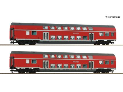 TT - 2dílná sada patrových vozů DB AG / ROCO 6280072