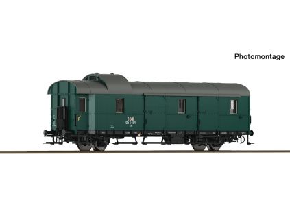 TT - Zavazadlový vůz Dd ČSD / ROCO 6280077