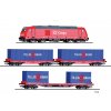 230710 tt startset lokomotiva traxx db a kontejnerove vozy tillig 01445