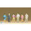 H0 - Japonci, 6 ks figurek / Preiser 10119