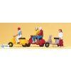 H0 -  Scooter "Vespa" 4 ks figurek / Preiser 10128