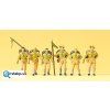 H0 - Skauti, 6 figurek / Preiser 10260
