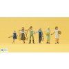 H0 - Děvečky a čeledíni, 6 figurek / Preiser 10295
