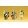H0 - Procházka, 7 figurek / Preiser 10325