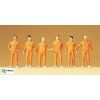 H0 - Montéři, 6 figurek / Preiser 10373