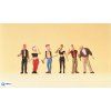 H0 - Punkeři, 6 figurek / Preiser 10473