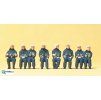 H0 - Moderní hasiči, 8 figurek / Preiser 10483