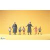 H0 - Chůvy s dětmi, 7 figurek / Preiser 10533
