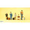 H0 - Cestovatelé, 6 figurek / Preiser 10540