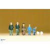 H0 - Král Vilém II, 5 figurek / Preiser 12196