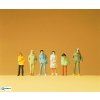 H0 - Mládež, 6 figurek / Preiser 14005