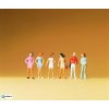 H0 - Mládež, 6 figurek / Preiser 14006