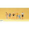 H0 - Přihlížející postavy, 6 figurek / Preiser 14079