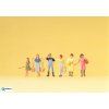 H0 - Postavy na statku, 6 figurek / Preiser 14083