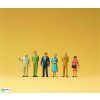 H0 - Stojící postavy, 6 figurek / Preiser 14125
