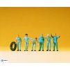 H0 - Mechanici, 6 figurek / Preiser 14130