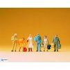 H0 - Cestující, 6 figurek / Preiser 14133