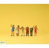 H0 - U okna, 6 figurek / Preiser 14148
