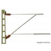 H0 - Trolejový sloup s ramenem / Viessmann 4110