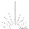H0 - Trolejové vedení - 144mm, 5 ks / Viessmann 4136