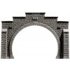 H0 - Tunelový portál dvoukolejný kamenný / NOCH 58052