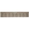 H0 - Opěrná zeď přírodní kámen 33 x 12,5 cm z tvrzené pěny / NOCH 58066