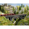 H0/TT - Kamenný viadukt 37 cm, velký oblouk, z tvrdé pěny / NOCH 58670