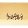 TT - Cestující, 6 figurek/ Preiser 75027