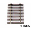 H0 - Flexi kolej 890 mm, výška profilu 2,1 mm, bez patiny / Tillig 85125