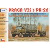 H0 - stavebnice Praga V3S + PK-26 / SDV 87113