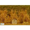 H0/TT - Vysoké keře - mikro listí - oranžová tmavá / Polák model 9255
