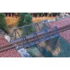 H0 - železniční most 1-kolejný 180 mm - hotový model z kovu / Hulacki K/022