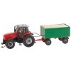 H0 - traktor s vlečkou MF - CAR SYSTEM (WIKING) / Faller 161588
