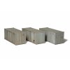 H0 -  Kontejnery ISO 1C Intrans, stavebnice, 3ks / SDV Model 1092