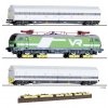 TT - transport lokomotivy Rail Adventure, 2x vozy Habfis, Vectron bez pohonu, pojezdy Loco Buggy / Tillig 01012