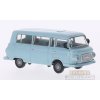 H0 - auto Barkas B 1000 Bus hellblau, / Brekina 30036